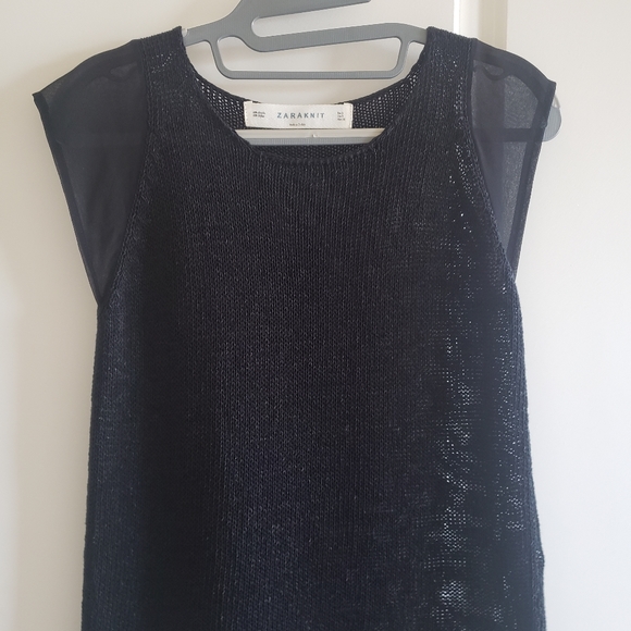 Zara Sweaters - ZARA Sleeveless Knit Top Size S